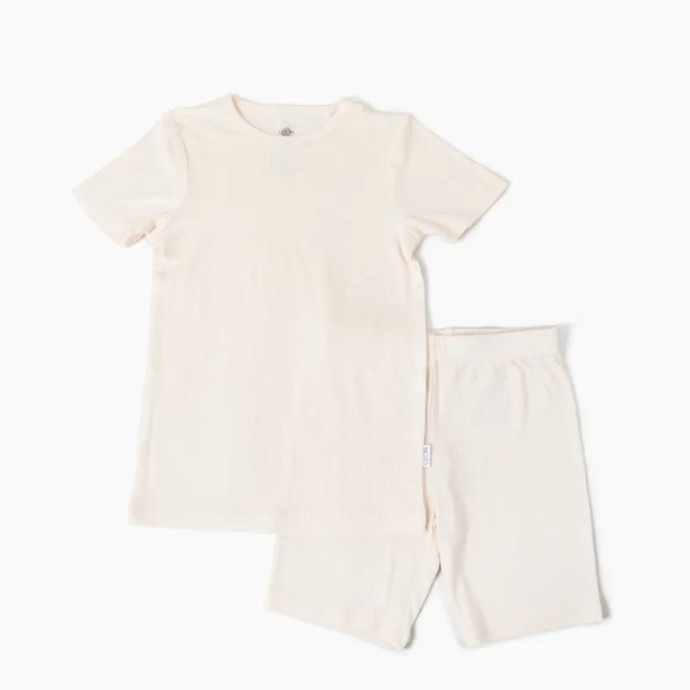 Bamboo Kids Tan Pajama Set
Color: Oat